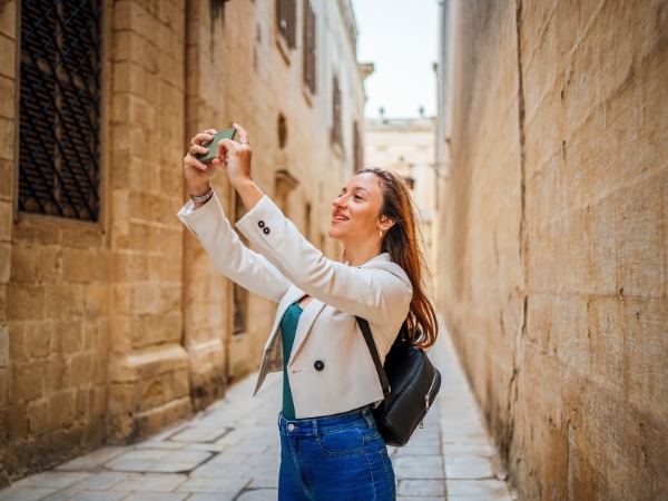 Female Tourist in Malta