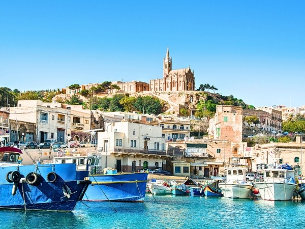 Port of Mgarr on Island of Gozo