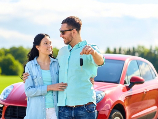 Couple on a Road Trip